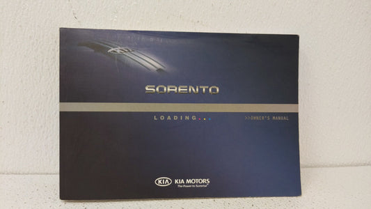 2011 Kia Sorento Owners Manual Book Guide OEM Used Auto Parts - Oemusedautoparts1.com