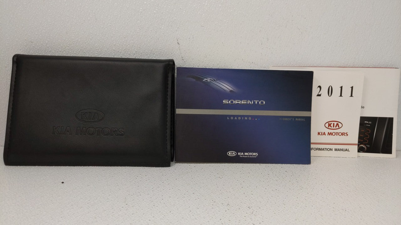 2011 Kia Sorento Owners Manual Book Guide OEM Used Auto Parts - Oemusedautoparts1.com