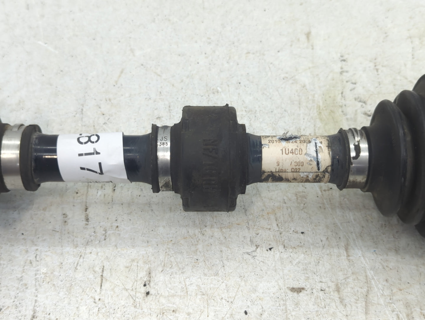 2011-2013 Kia Sorento Axle Shaft Front Driver Cv C/v - Oemusedautoparts1.com