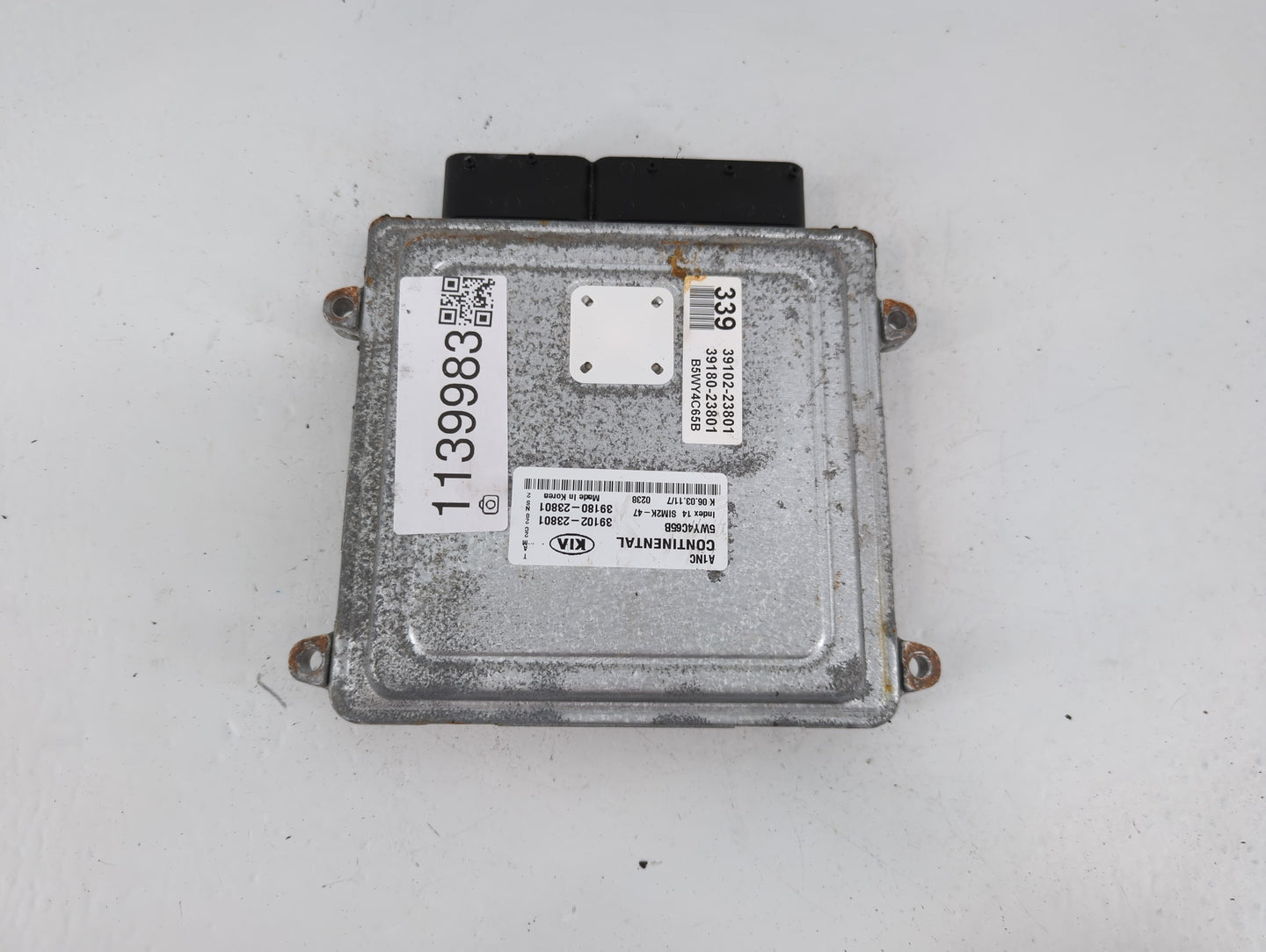 2011 Kia Soul PCM Engine Control Computer ECU ECM PCU OEM P/N:39180-23801 39102-23801 Fits OEM Used Auto Parts - Oemusedauto