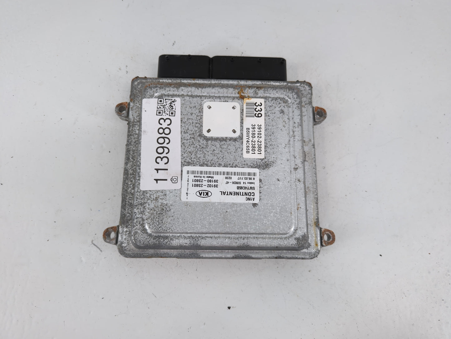 2011 Kia Soul PCM Engine Control Computer ECU ECM PCU OEM P/N:39180-23801 39102-23801 Fits OEM Used Auto Parts - Oemusedauto