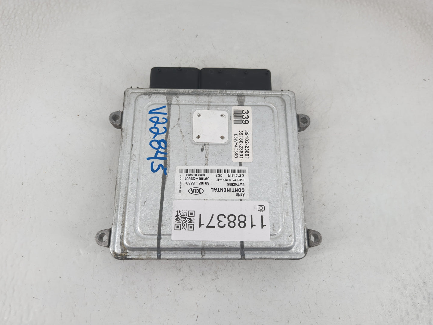 2011 Kia Soul PCM Engine Control Computer ECU ECM PCU OEM P/N:39180-23801 39102-23801 Fits OEM Used Auto Parts - Oemusedauto