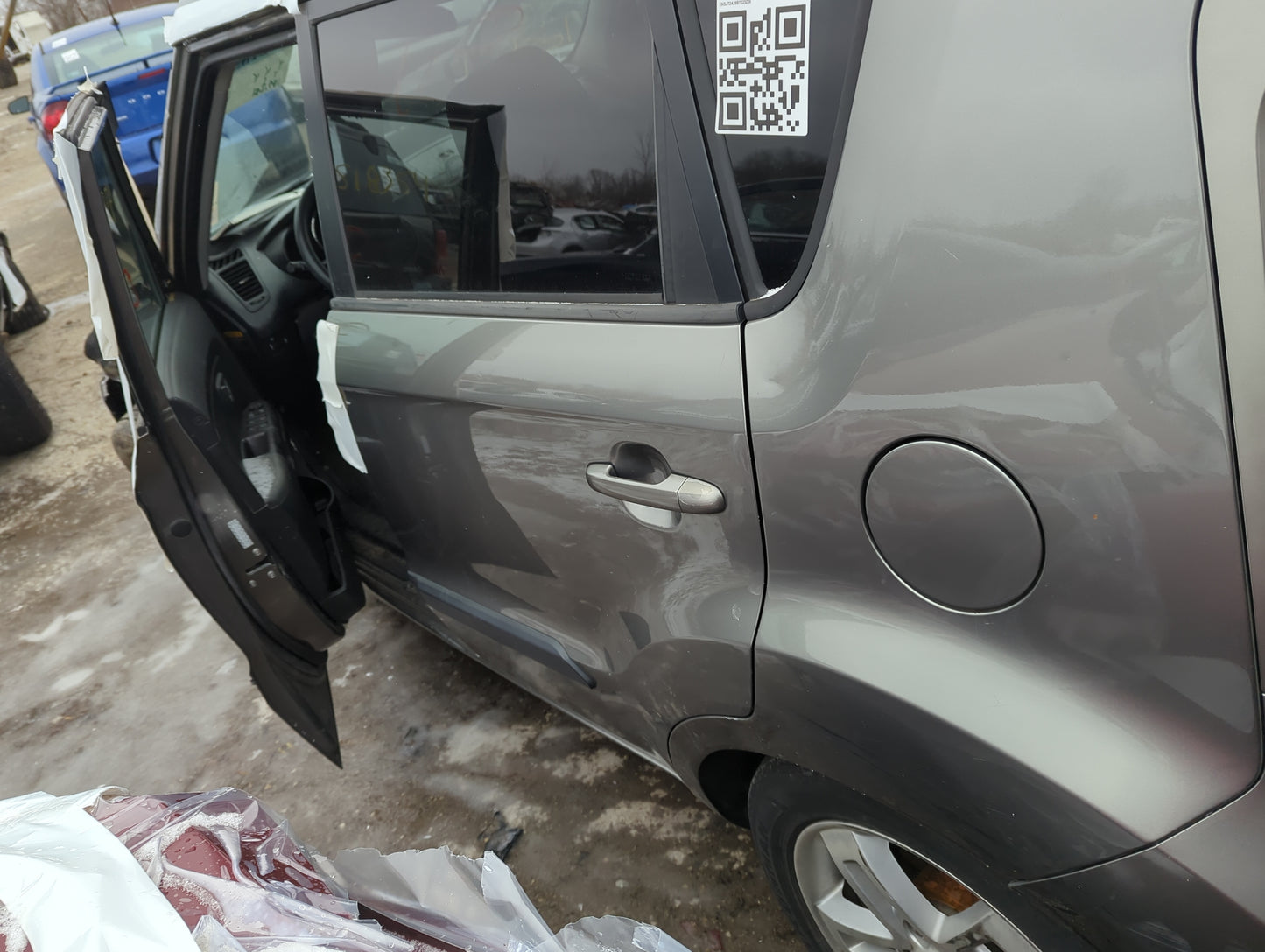 2010-2013 Kia Soul Driver Rear Door Oem 1280756 - Oemusedautoparts1.com