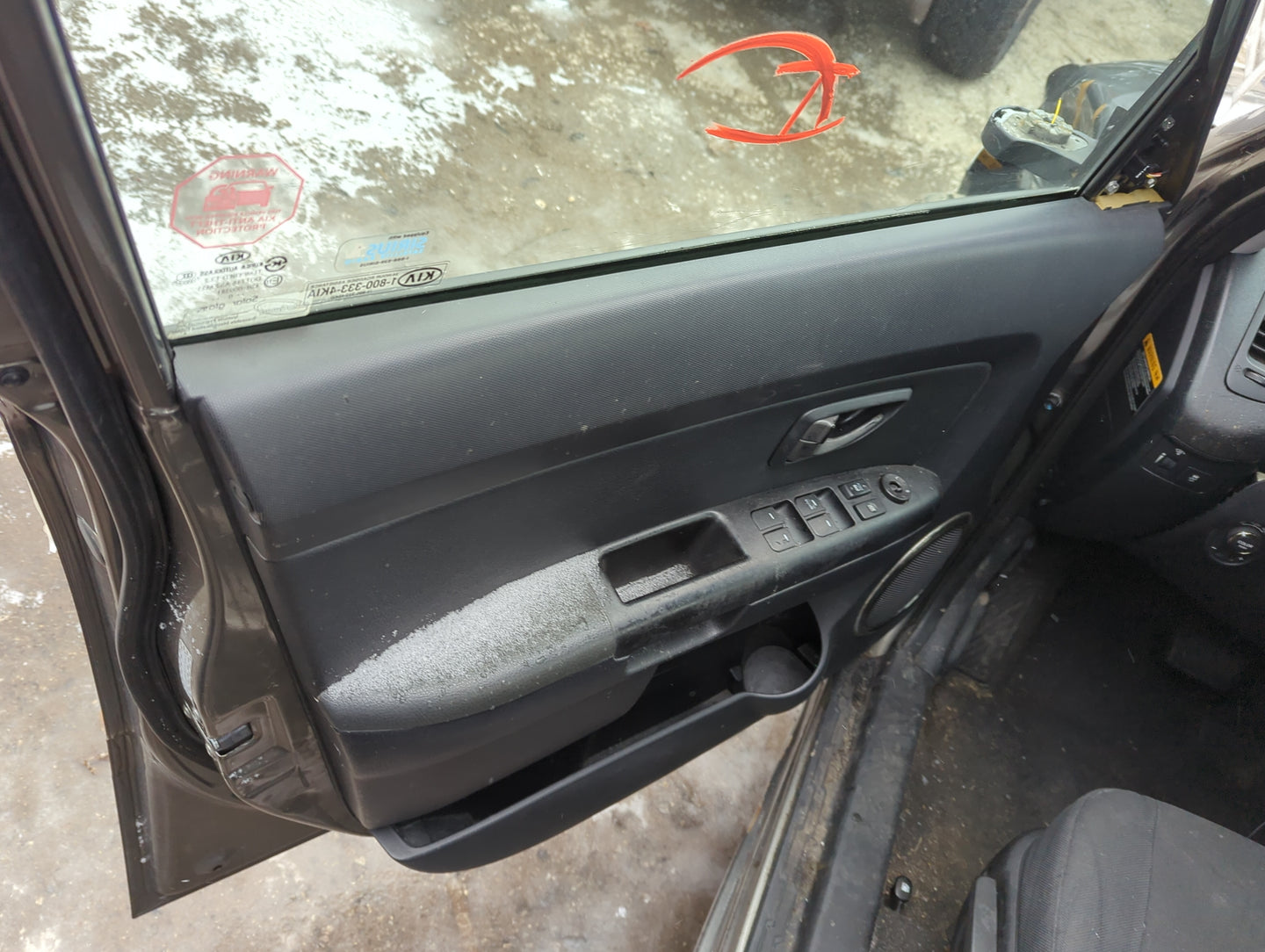 2011 Kia Soul Front Left Driver Interior Door Panel Trim - Oemusedautoparts1.com