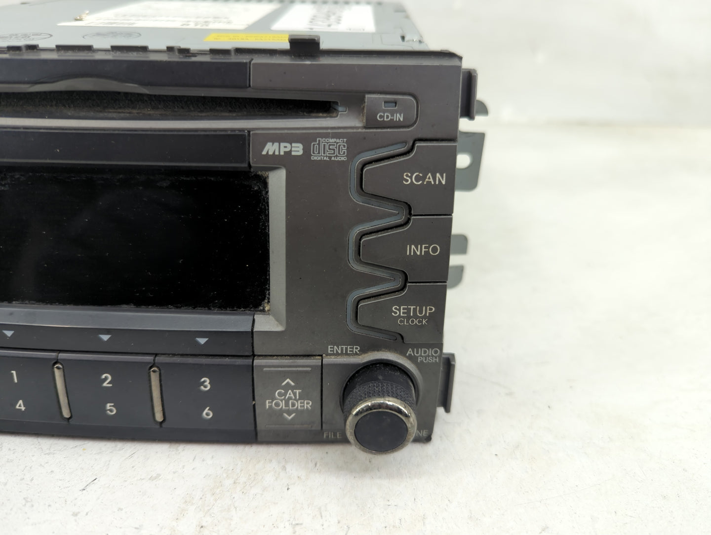 2010-2011 Kia Soul Radio AM FM Cd Player Receiver Replacement P/N:961502K305AMA 96150-2K305AMAL, 037737749376 Fits Fits 2010