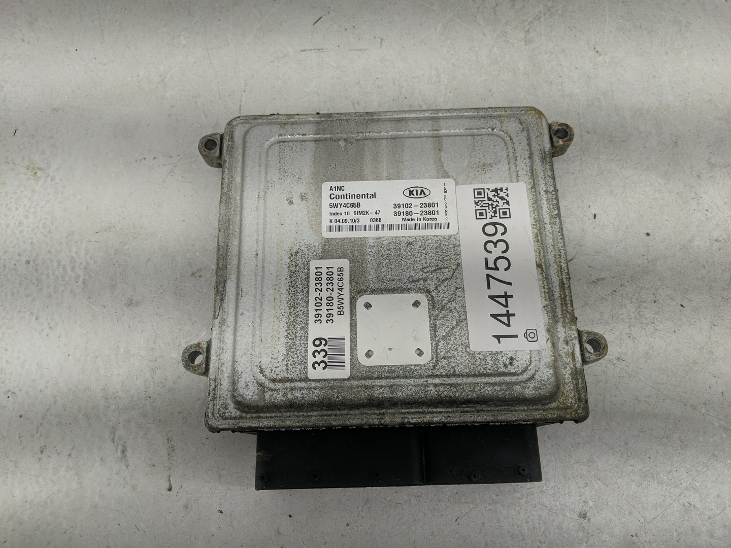 2011 Kia Soul PCM Engine Control Computer ECU ECM PCU OEM P/N:5WY4C65B 39102-23801, 39180-23801 Fits OEM Used Auto Parts - O