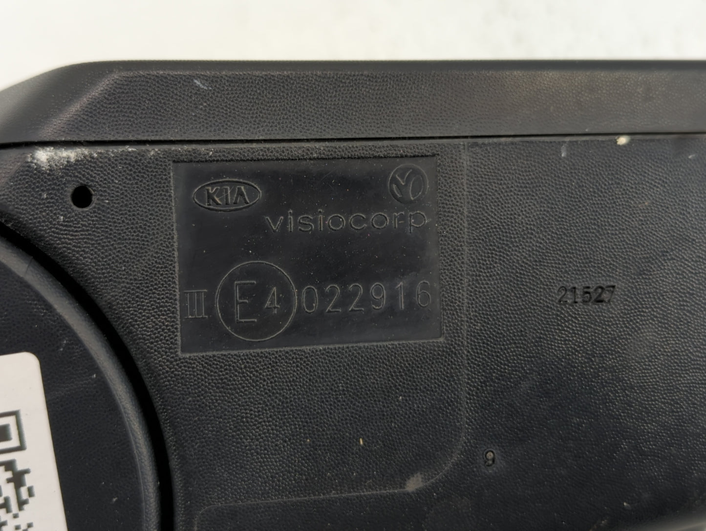 2010-2012 Kia Soul Passenger Right Side View Manual Door Mirror Black - Oemusedautoparts1.com