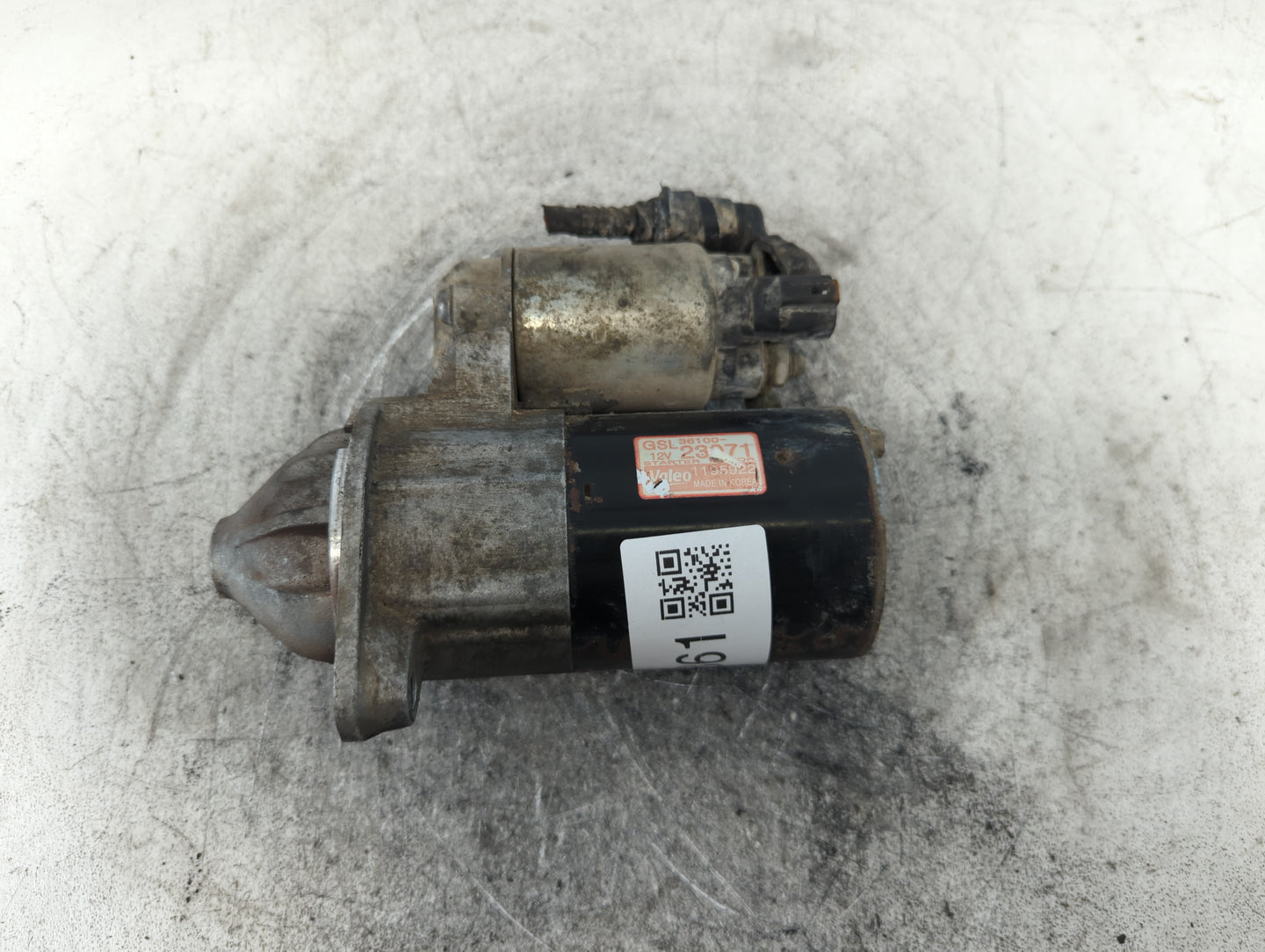 2010-2011 Kia Soul Car Starter Motor Solenoid OEM P/N:36100-23071 Fits Fits 2005 2006 2007 2008 2009 2010 2011 2012 OEM Used