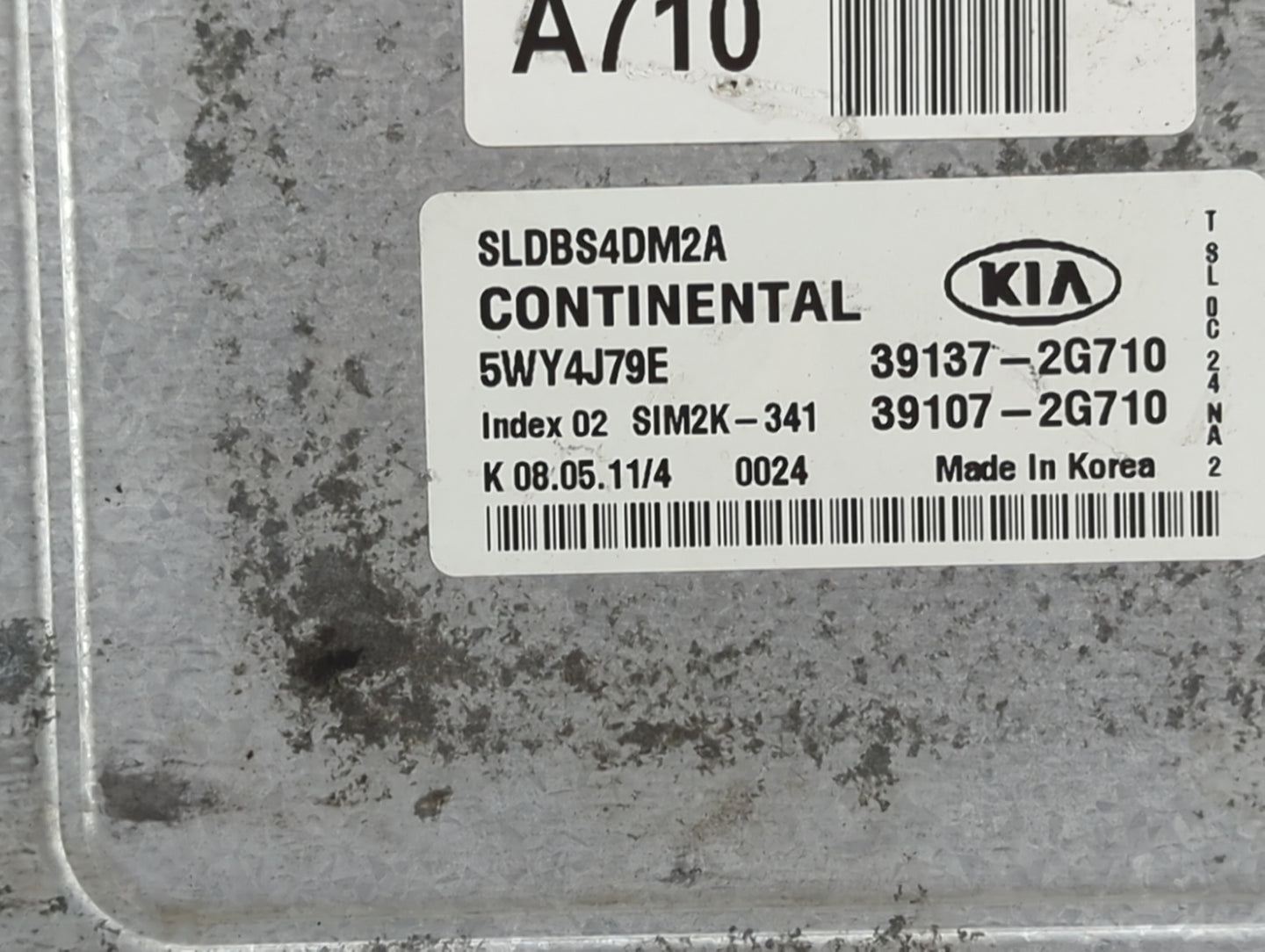 2011-2013 Kia Sportage PCM Engine Control Computer ECU ECM PCU OEM Fits OEM Used Auto Parts - Oemusedautoparts1.com