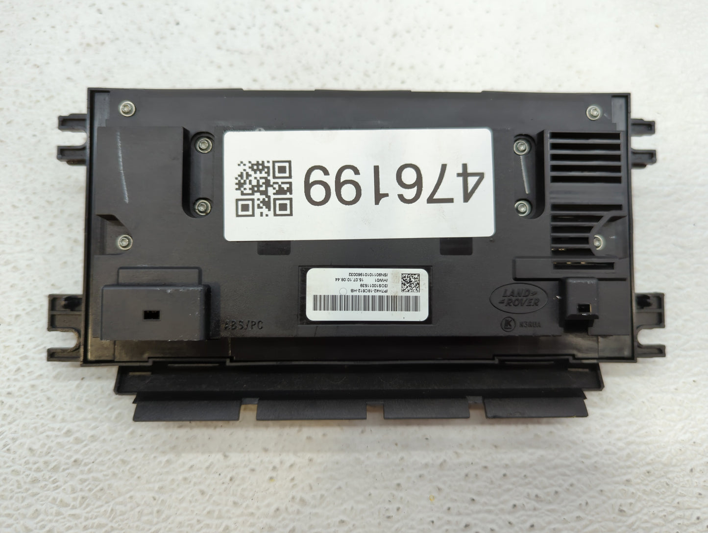2011 Land Rover Range Rover Climate Control Module Temperature AC/Heater Replacement P/N:7H42-18C612-HB Fits OEM Used Auto P