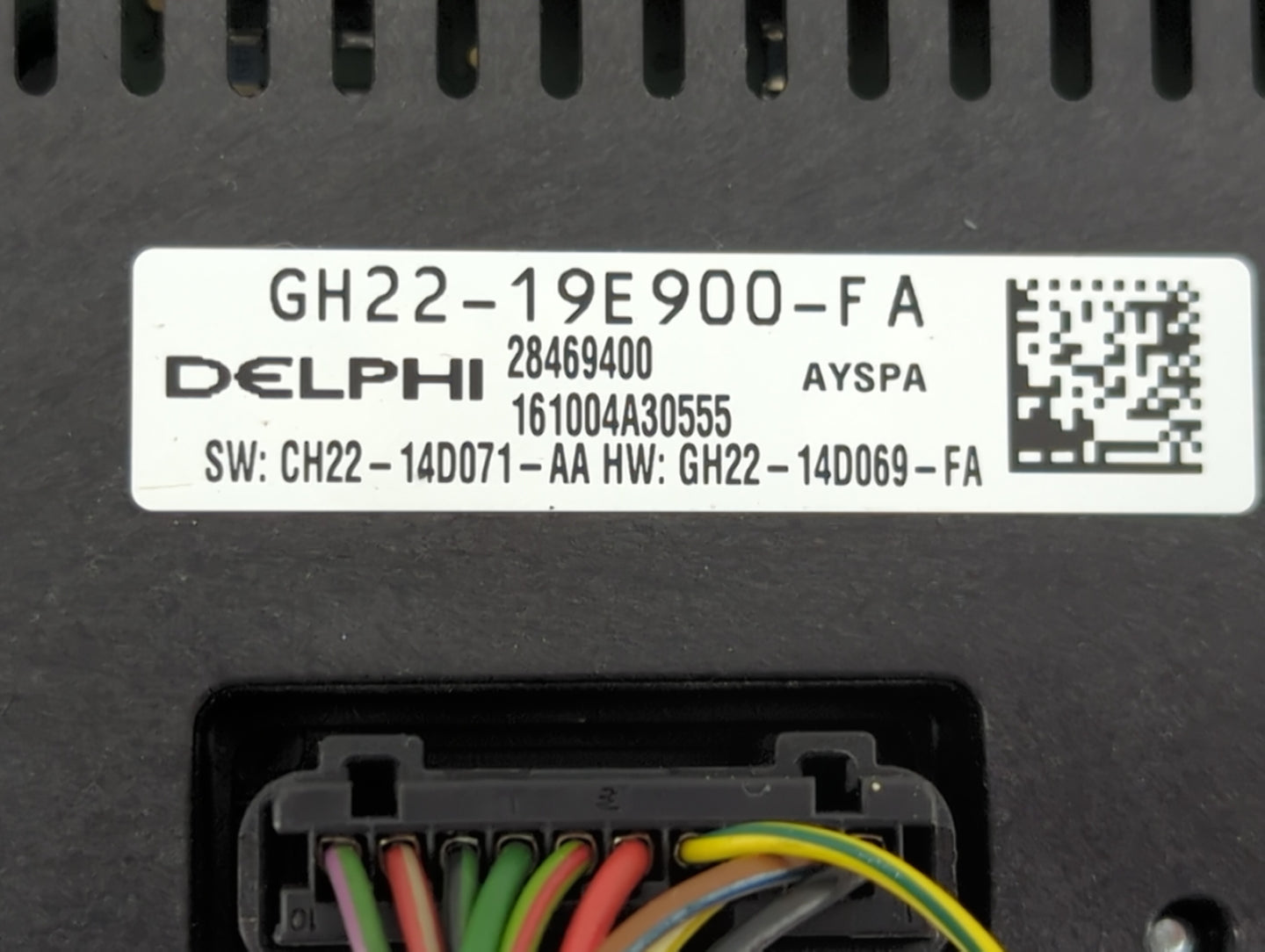 2010-2011 Land Rover Range Rover Sport Climate Control Module Temperature AC/Heater Replacement P/N:28469400 GH22-19E900-FA 