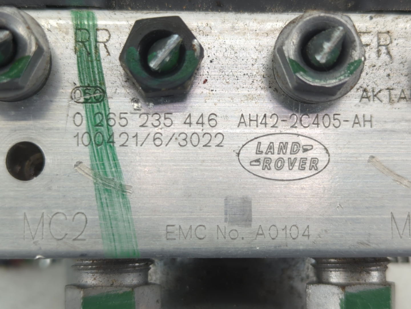 2010-2011 Land Rover Range Rover Sport ABS Pump Control Module Replacement P/N:AH42-2C405-AH CH32-2C405-AD Fits OEM Used Aut