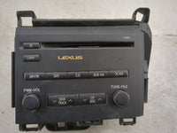 2011-2012 Lexus Ct200h Radio AM FM Cd Player Receiver Replacement P/N:86120-76380 Fits Fits 2011 2012 OEM Used Auto Parts - 