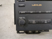 2011-2012 Lexus Ct200h Radio AM FM Cd Player Receiver Replacement P/N:86120-76380 Fits Fits 2011 2012 OEM Used Auto Parts - 