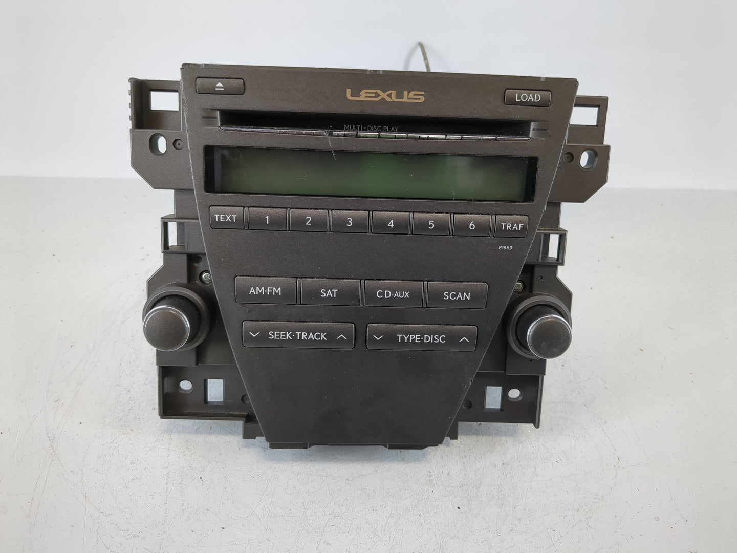 2010-2012 Lexus Es350 Radio AM FM Cd Player Receiver Replacement P/N:86120-33E40 Fits Fits 2010 2011 2012 OEM Used Auto Part