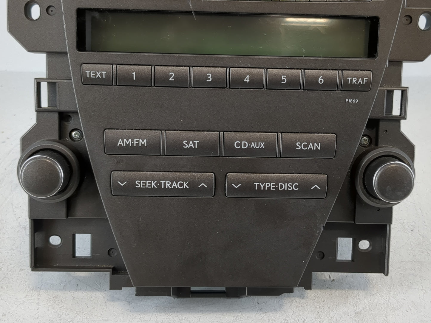 2010-2012 Lexus Es350 Radio AM FM Cd Player Receiver Replacement P/N:86120-33E40 Fits Fits 2010 2011 2012 OEM Used Auto Part