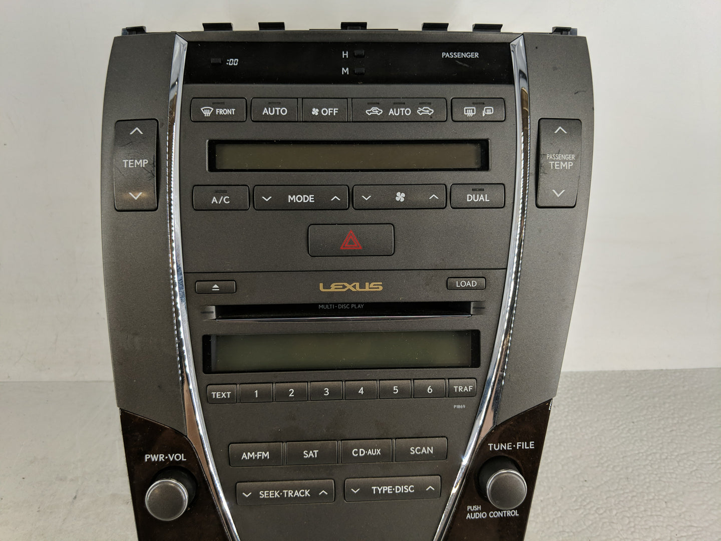 2010-2012 Lexus Es350 Radio AM FM Cd Player Receiver Replacement P/N:86120-33E40 Fits Fits 2010 2011 2012 OEM Used Auto Part