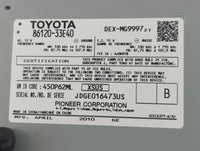 2010-2012 Lexus Es350 Radio AM FM Cd Player Receiver Replacement P/N:86120-33E40 Fits Fits 2010 2011 2012 OEM Used Auto Part