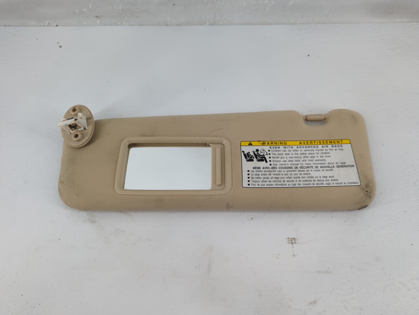 2010-2011 Lexus Es350 Sun Visor Shade Replacement Driver Left Mirror Fits Fits 2010 2011 OEM Used Auto Parts - Oemusedautopa