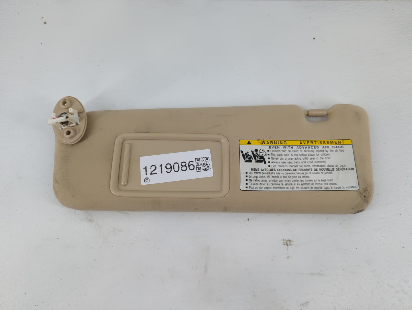 2010-2011 Lexus Es350 Sun Visor Shade Replacement Driver Left Mirror Fits Fits 2010 2011 OEM Used Auto Parts - Oemusedautopa