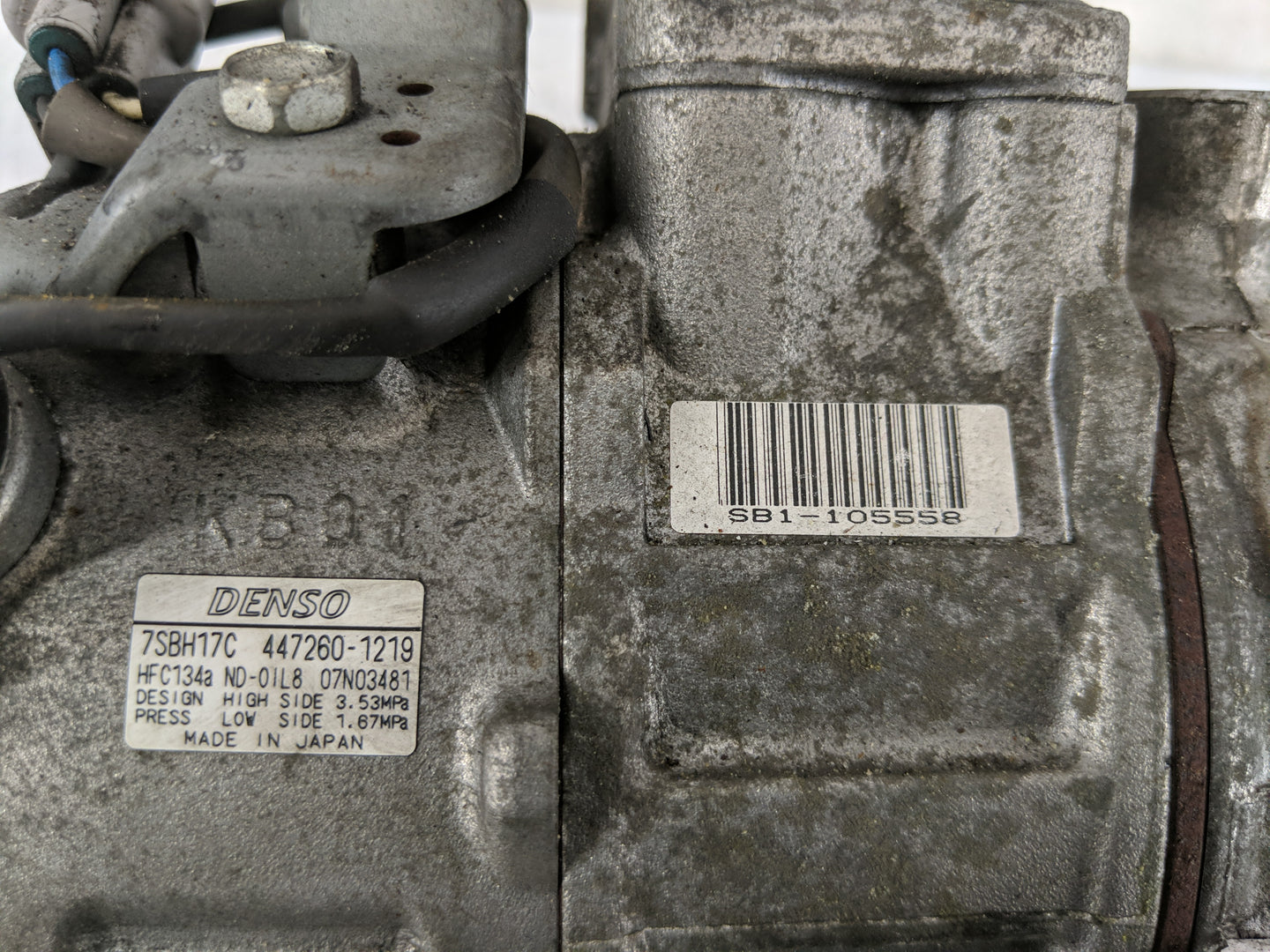 2007-2012 Lexus Es350 Air Conditioning A/c Ac Compressor Oem - Oemusedautoparts1.com