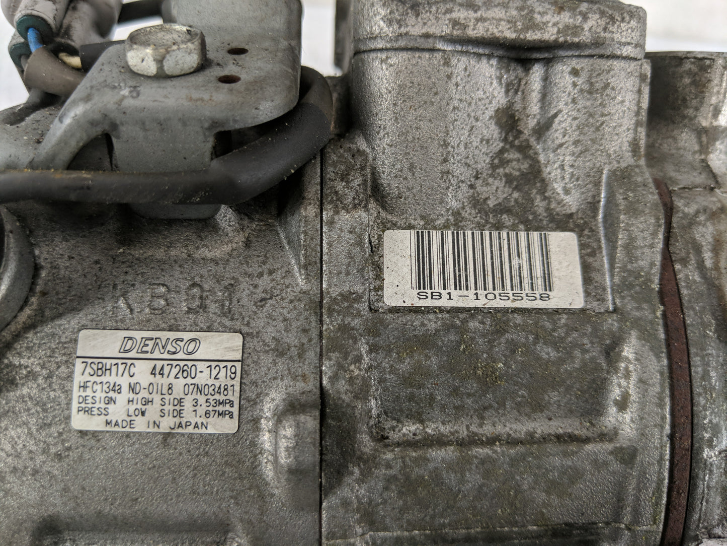 2007-2012 Lexus Es350 Air Conditioning A/c Ac Compressor Oem - Oemusedautoparts1.com