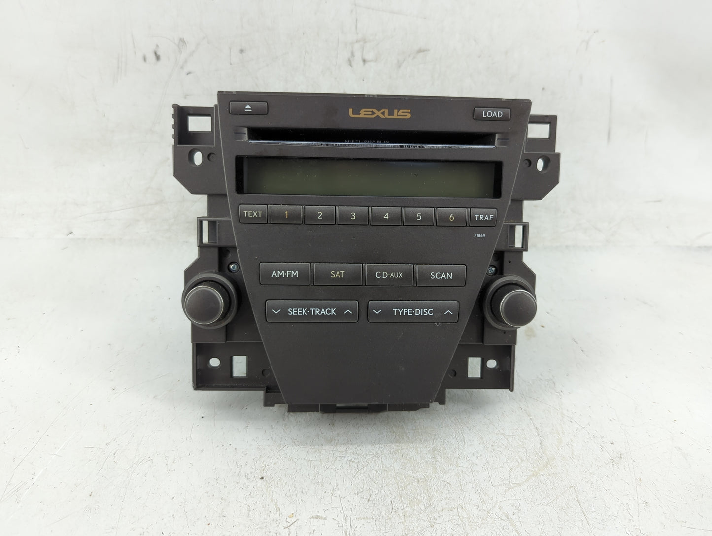 2010-2012 Lexus Es350 Radio AM FM Cd Player Receiver Replacement P/N:86120-33E40 Fits Fits 2010 2011 2012 OEM Used Auto Part