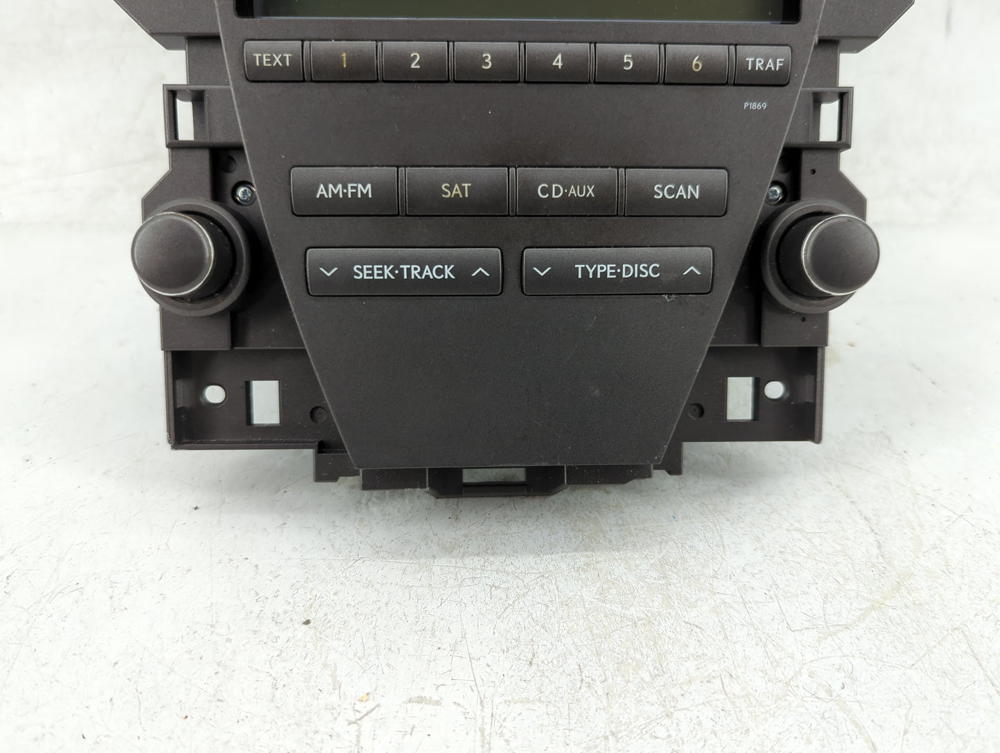 2010-2012 Lexus Es350 Radio AM FM Cd Player Receiver Replacement P/N:86120-33E40 Fits Fits 2010 2011 2012 OEM Used Auto Part