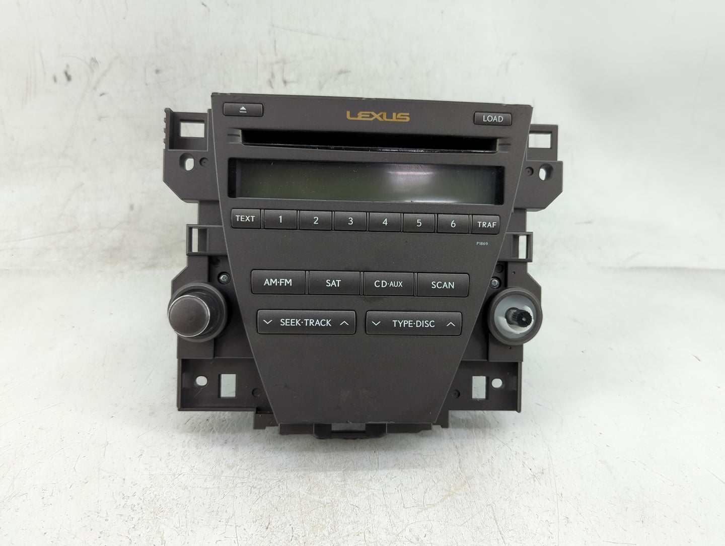 2010-2012 Lexus Es350 Radio AM FM Cd Player Receiver Replacement P/N:86120-33E40 Fits Fits 2010 2011 2012 OEM Used Auto Part