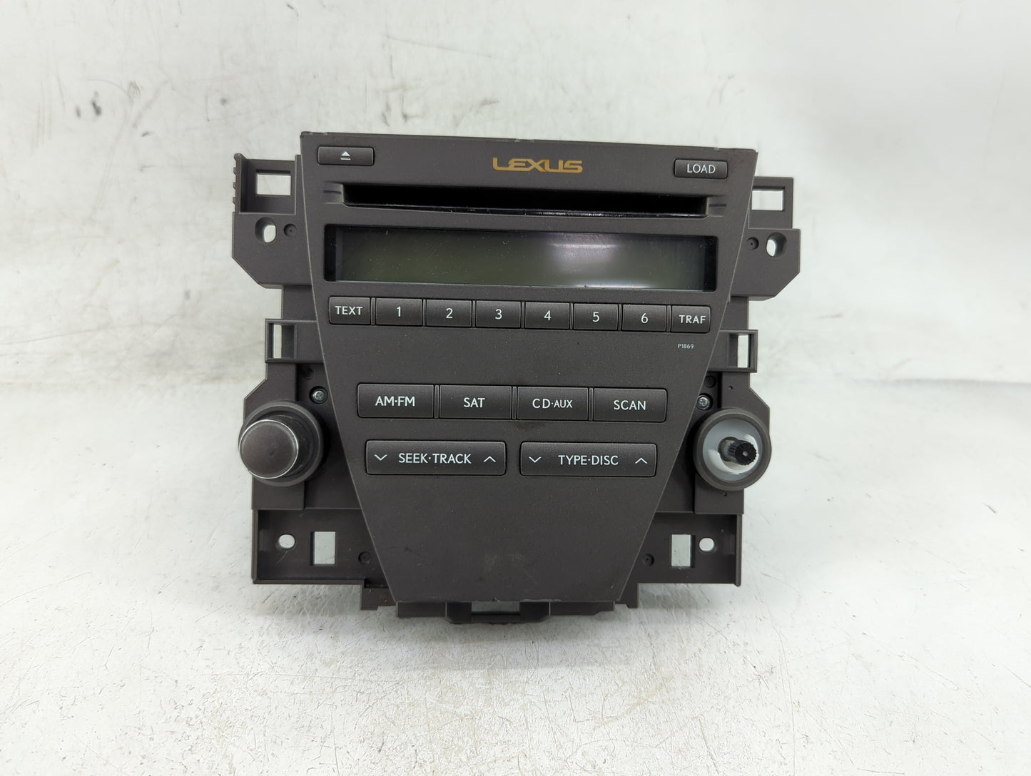 2010-2012 Lexus Es350 Radio AM FM Cd Player Receiver Replacement P/N:86120-33E40 Fits Fits 2010 2011 2012 OEM Used Auto Part