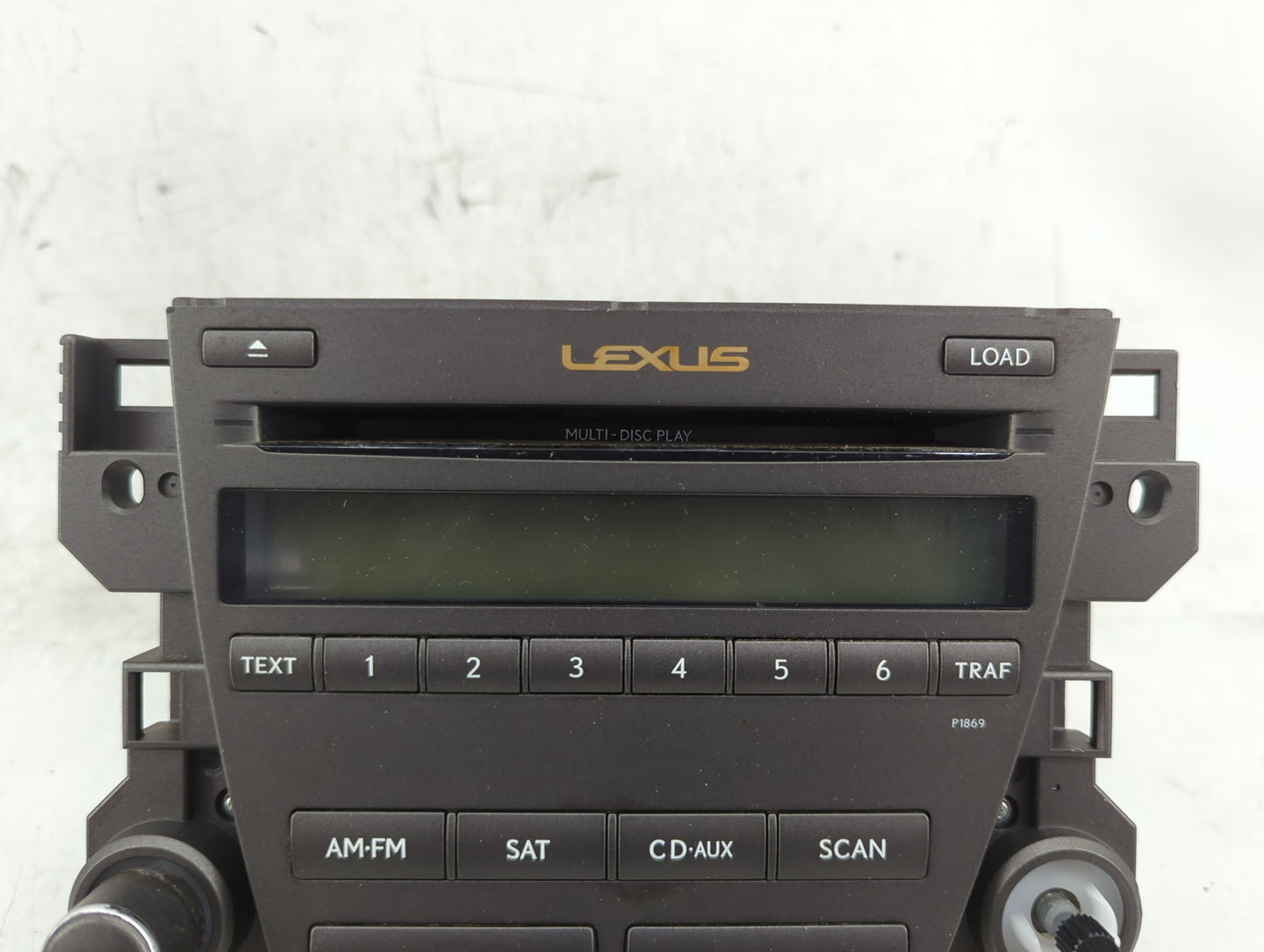 2010-2012 Lexus Es350 Radio AM FM Cd Player Receiver Replacement P/N:86120-33E40 Fits Fits 2010 2011 2012 OEM Used Auto Part