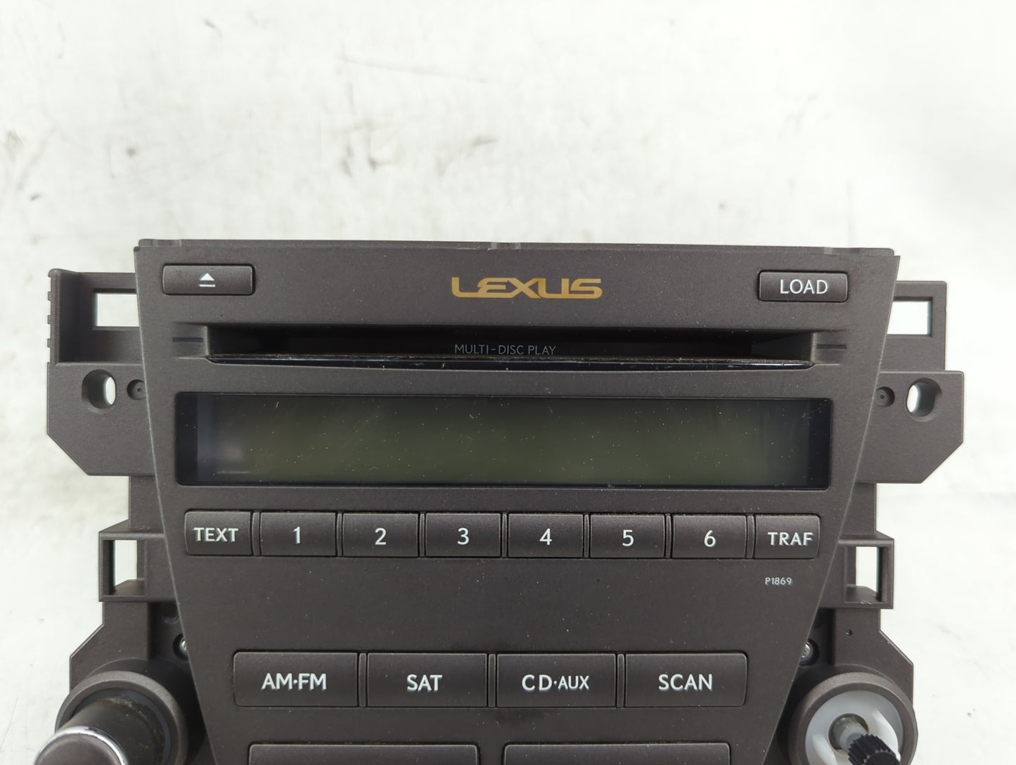 2010-2012 Lexus Es350 Radio AM FM Cd Player Receiver Replacement P/N:86120-33E40 Fits Fits 2010 2011 2012 OEM Used Auto Part