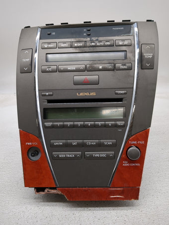 compare product 2011 Lexus Es350 Radio AM FM Cd Player Receiver Replacement P/N:86120-33E40 DEX-MG9997, 55900-33C12, 237000-3100 Fits OEM Used Auto Parts