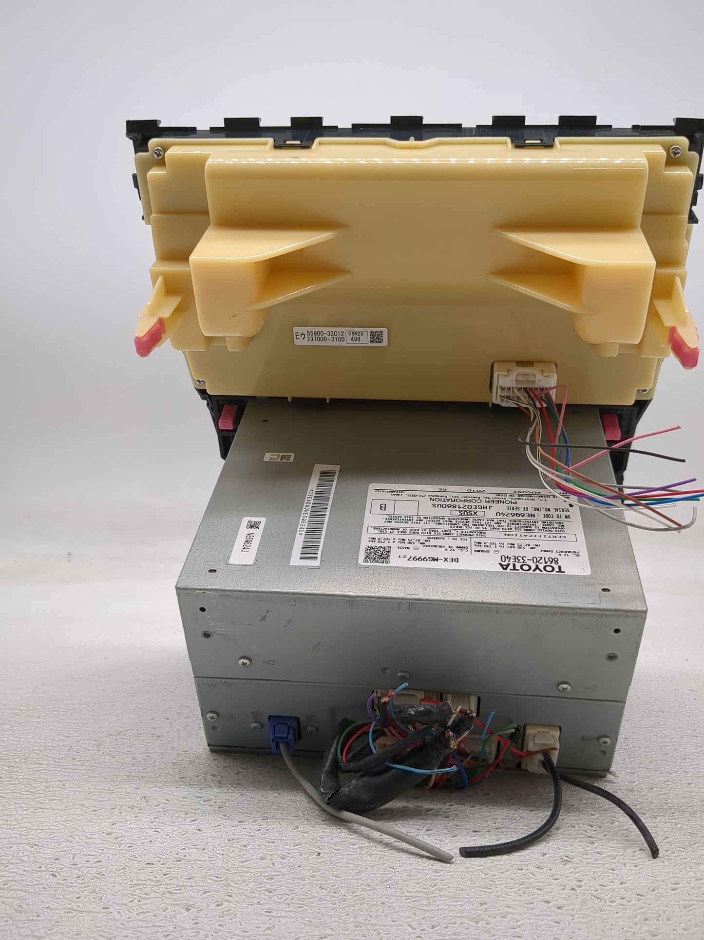 2011 Lexus Es350 Radio AM FM Cd Player Receiver Replacement P/N:86120-33E40 DEX-MG9997, 55900-33C12, 237000-3100 Fits OEM Us