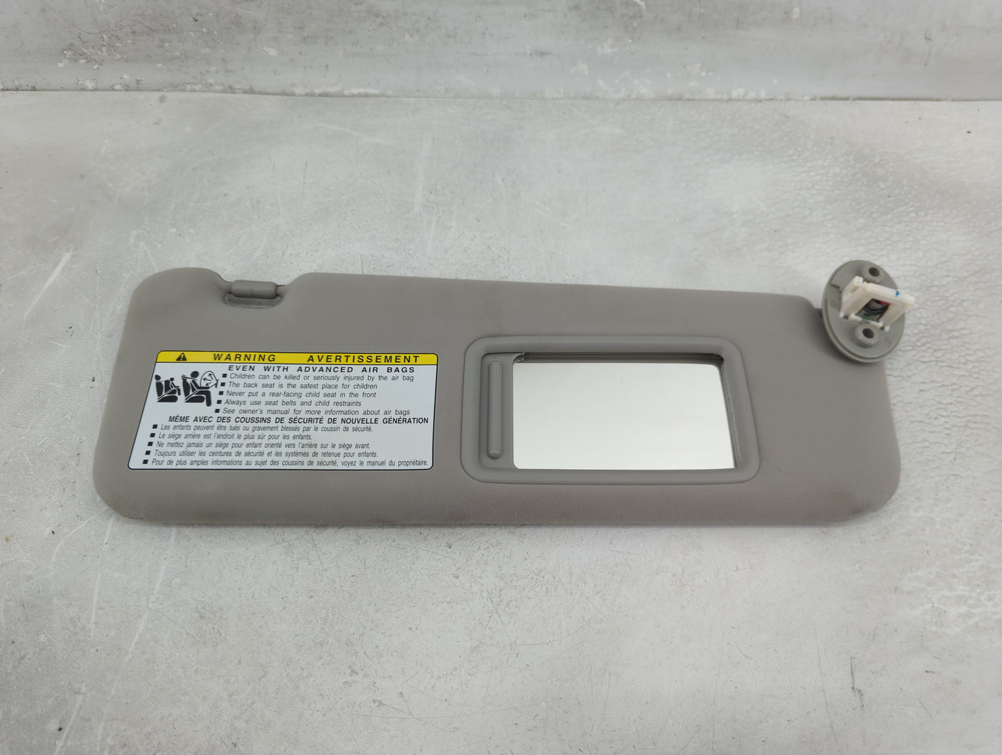 2010-2011 Lexus Es350 Sun Visor Shade Replacement Passenger Right Mirror Fits Fits 2010 2011 OEM Used Auto Parts - Oemusedau