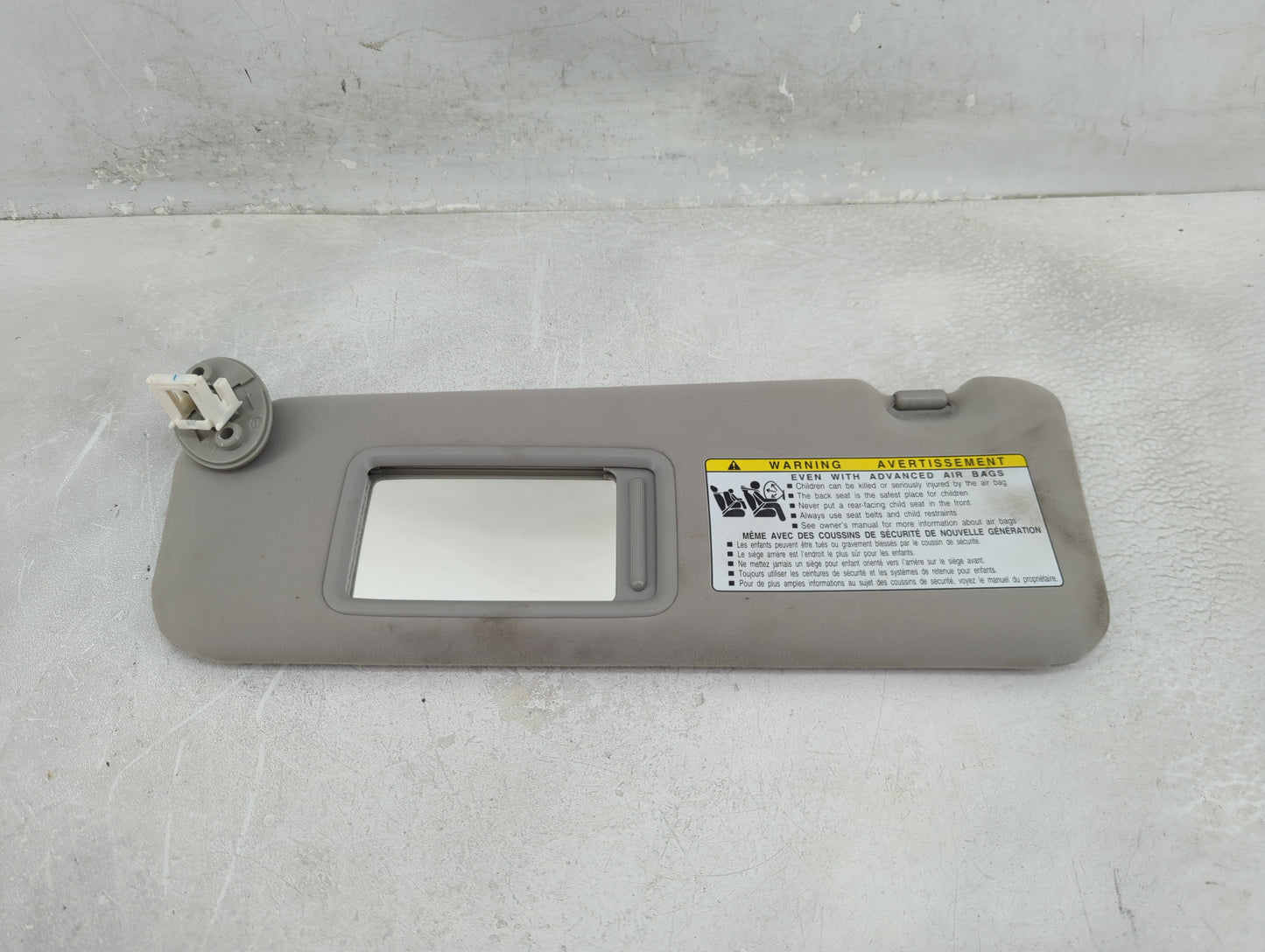 2010-2011 Lexus Es350 Sun Visor Shade Replacement Passenger Right Mirror Fits Fits 2010 2011 OEM Used Auto Parts - Oemusedau