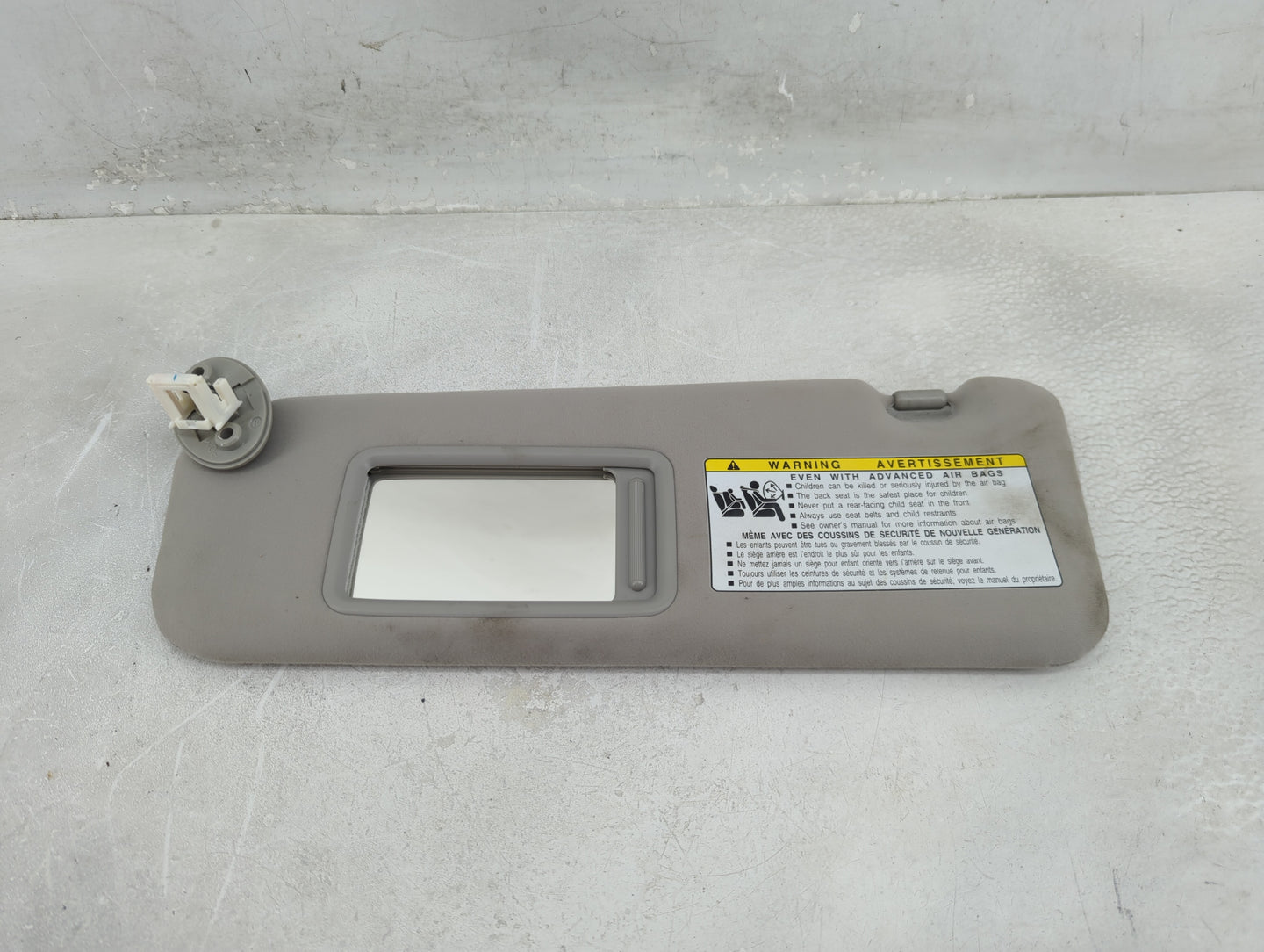 2010-2011 Lexus Es350 Sun Visor Shade Replacement Passenger Right Mirror Fits Fits 2010 2011 OEM Used Auto Parts - Oemusedau