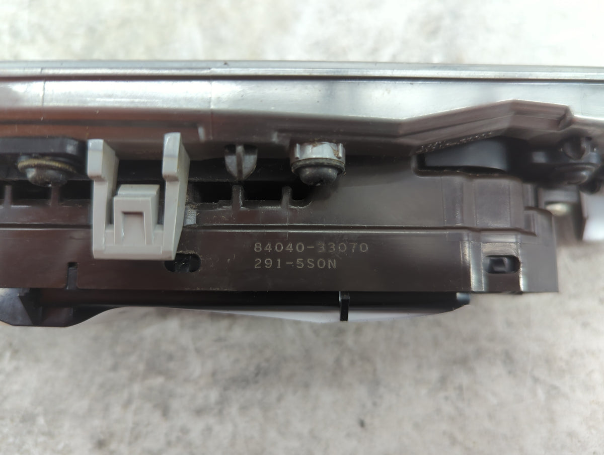 2007-2012 Lexus Es350 Master Power Window Switch Replacement Driver Side Left P/N:84040-33070 291-5S0N Fits OEM Used Auto Pa