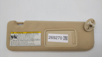 2010-2011 Lexus Es350 Sun Visor Shade Replacement Passenger Right Mirror Fits Fits 2010 2011 OEM Used Auto Parts