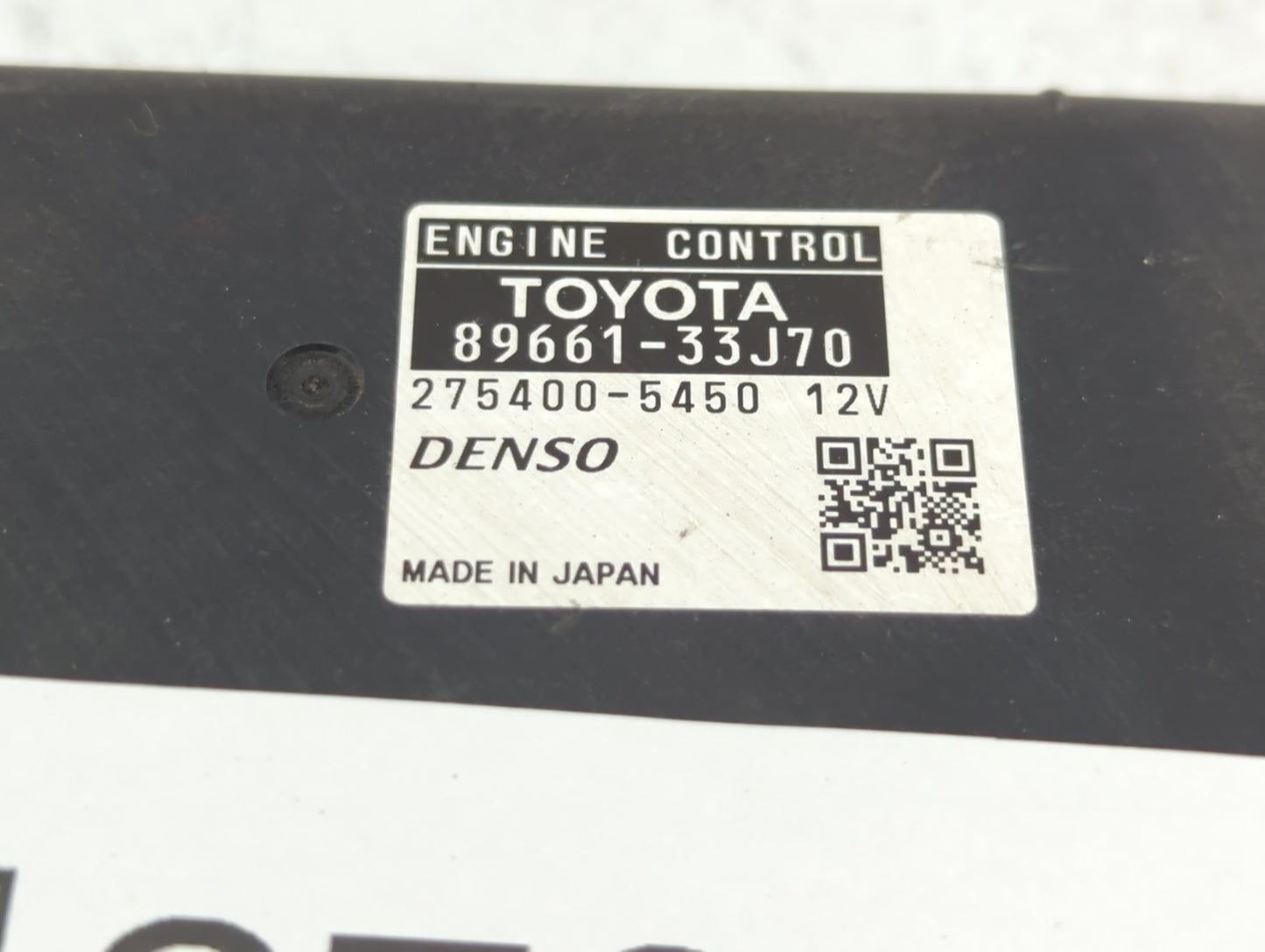 2011 Lexus Es350 PCM Engine Control Computer ECU ECM PCU OEM P/N:275400-5450 89661-33J70 Fits OEM Used Auto Parts - Oemuseda