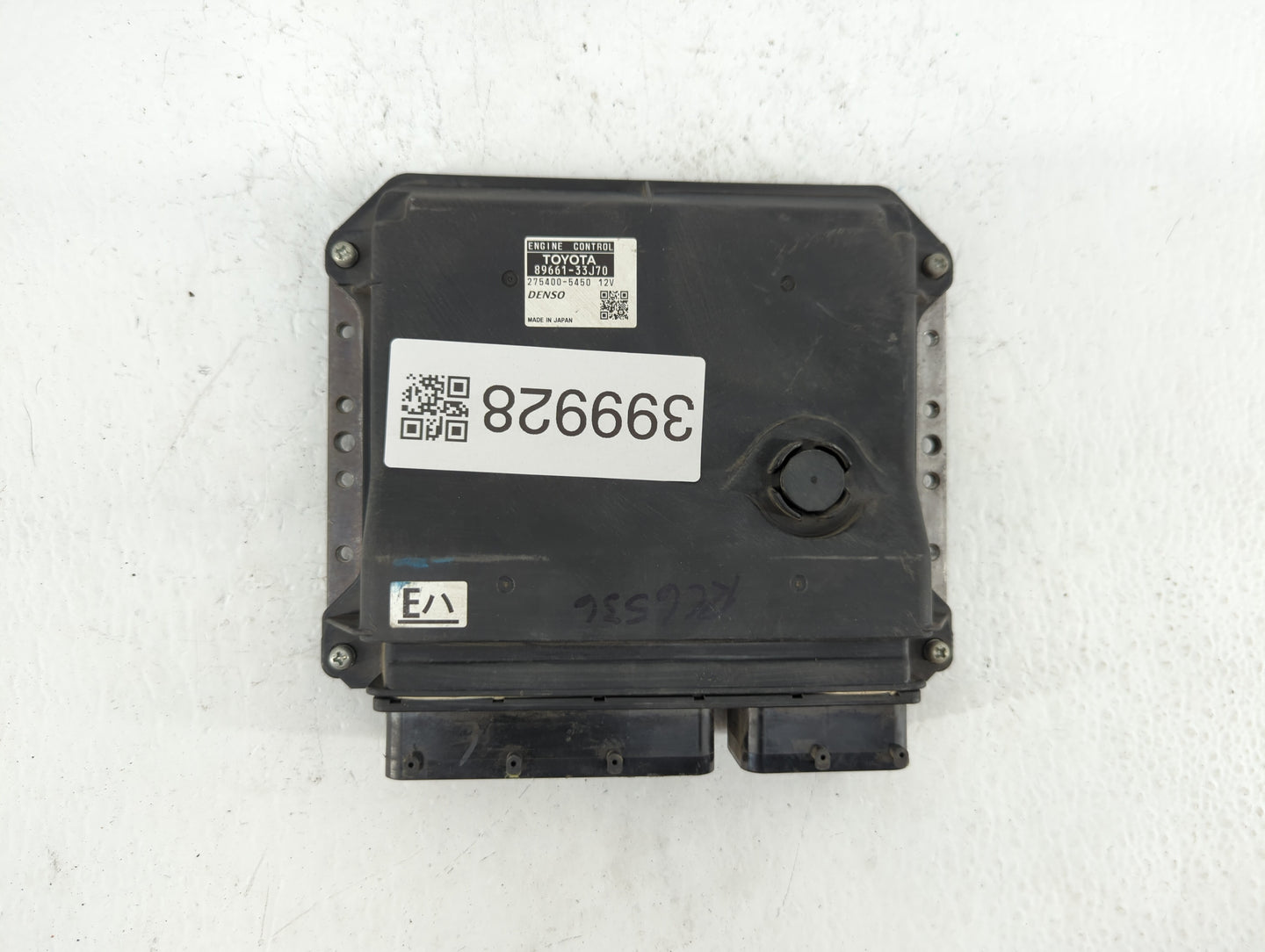 2011 Lexus Es350 PCM Engine Control Computer ECU ECM PCU OEM P/N:275400-5450 89661-33J70 Fits OEM Used Auto Parts - Oemuseda