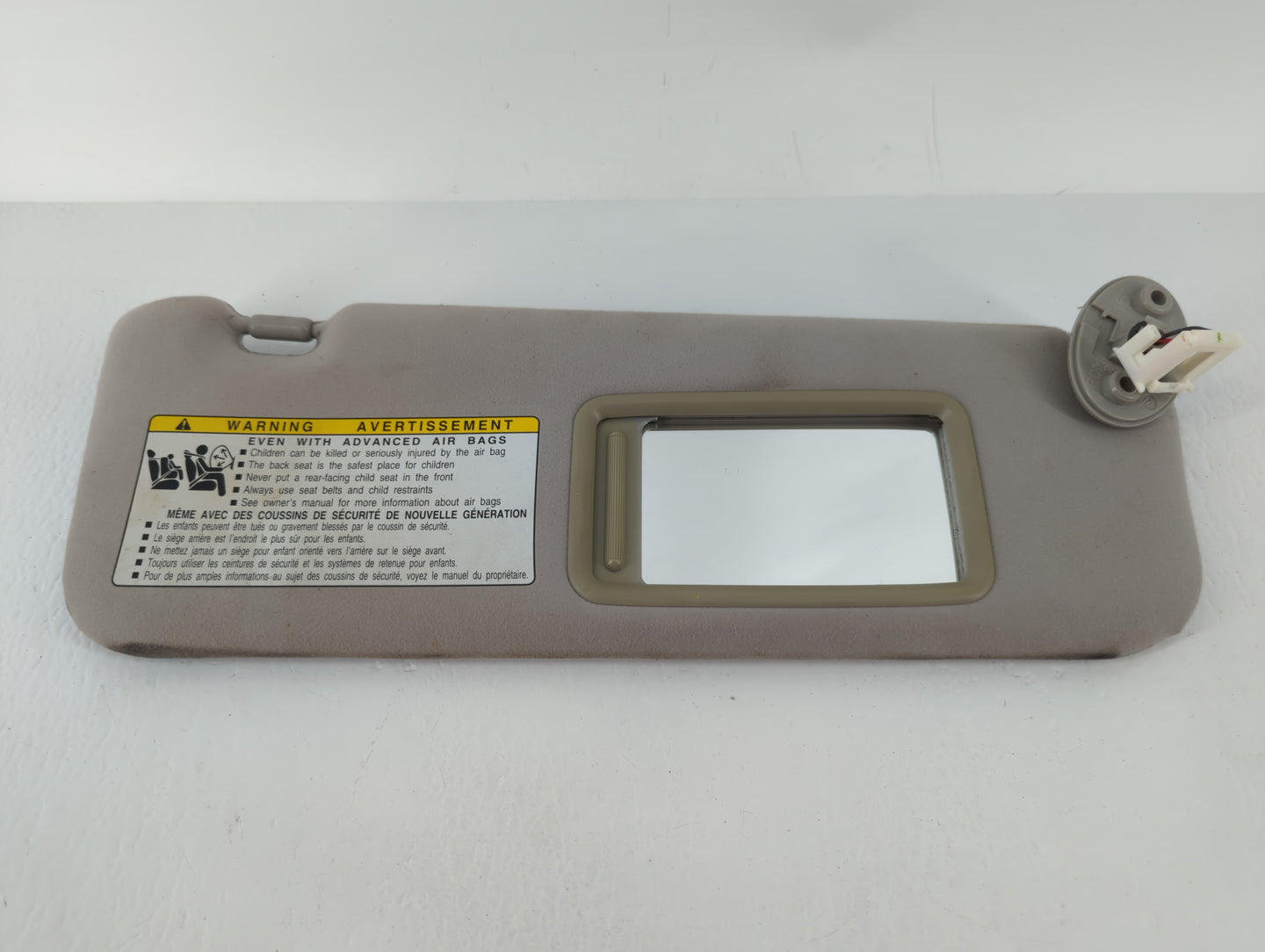 2010-2011 Lexus Es350 Sun Visor Shade Replacement Passenger Right Mirror Fits Fits 2010 2011 OEM Used Auto Parts - Oemusedau