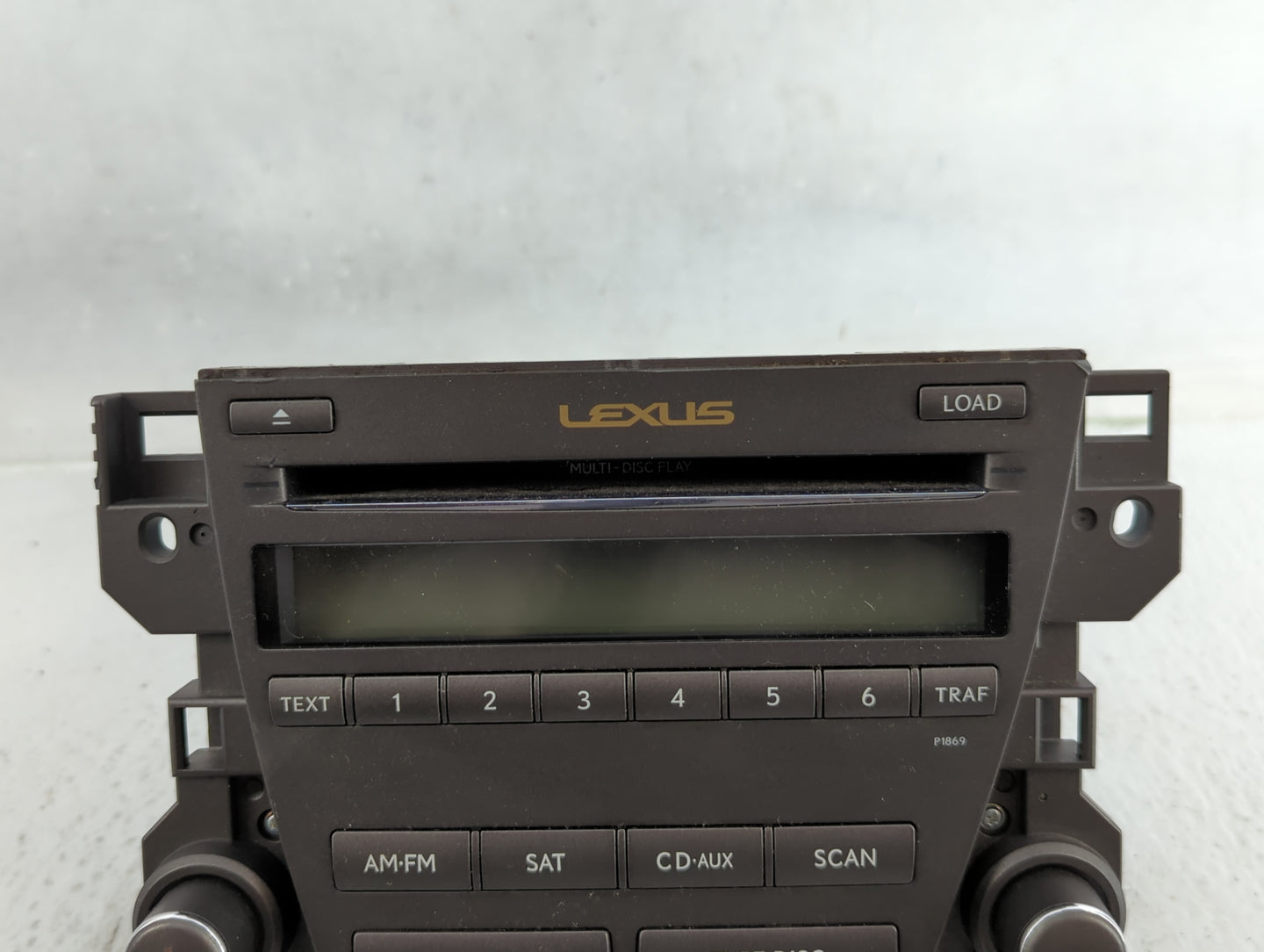 2010-2012 Lexus Es350 Radio AM FM Cd Player Receiver Replacement P/N:86120-33E40 86805-60131, 86431-33010 Fits Fits 2010 201