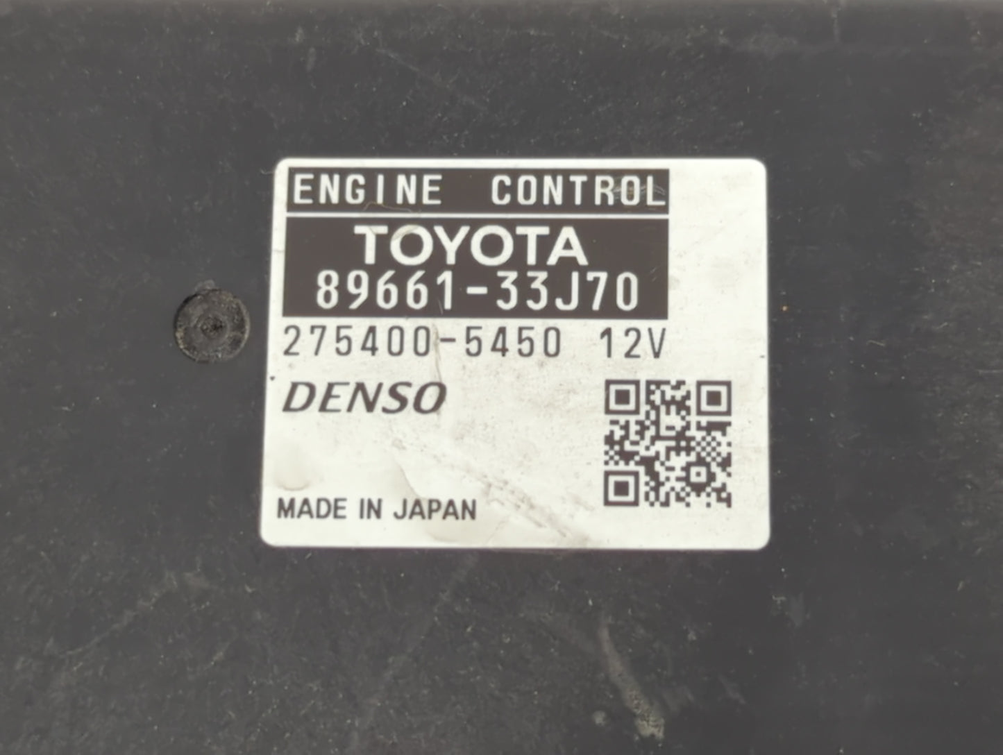 2011 Lexus Es350 PCM Engine Control Computer ECU ECM PCU OEM P/N:275400-5450 89661-33J70 Fits OEM Used Auto Parts - Oemuseda