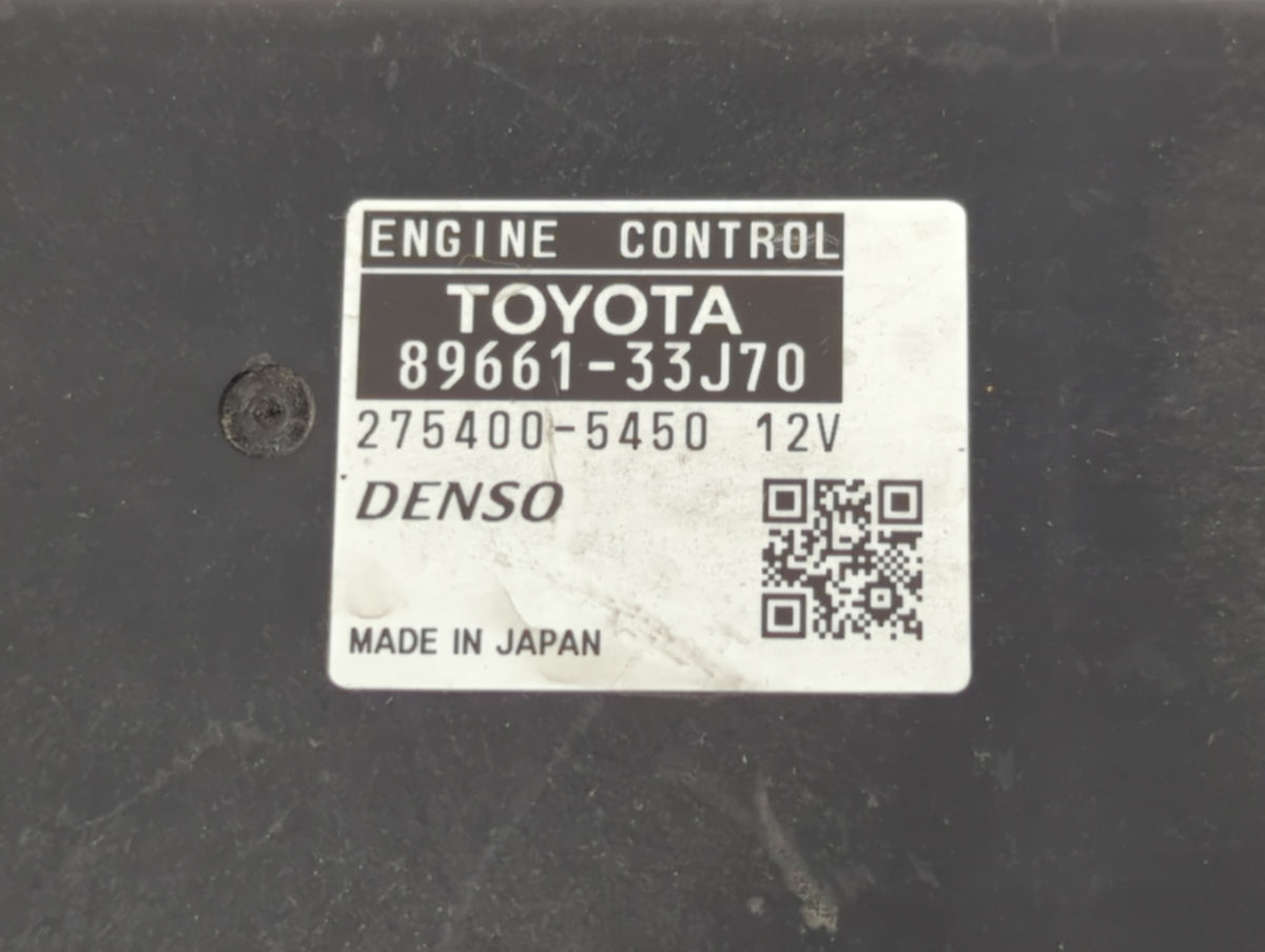 2011 Lexus Es350 PCM Engine Control Computer ECU ECM PCU OEM P/N:275400-5450 89661-33J70 OEM Used Auto Parts - Oemusedautopa