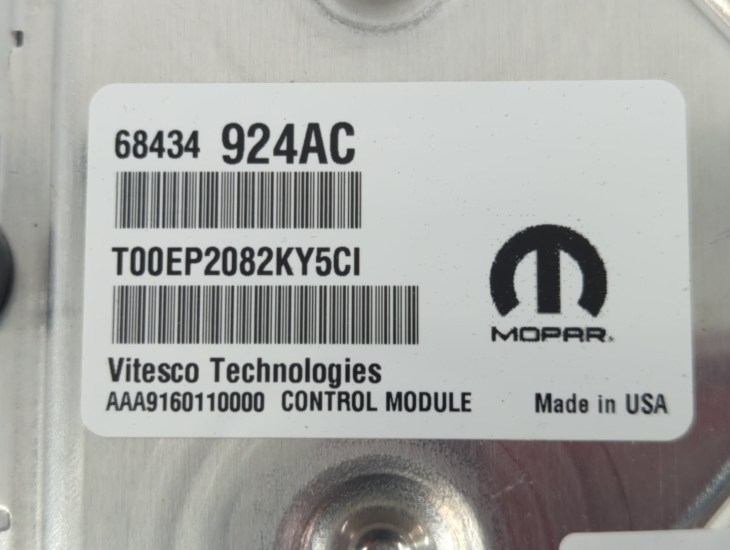2010-2012 Lexus Es350 PCM Engine Control Computer ECU ECM PCU OEM P/N:68434924AC Fits Fits 2010 2011 2012 OEM Used Auto Part