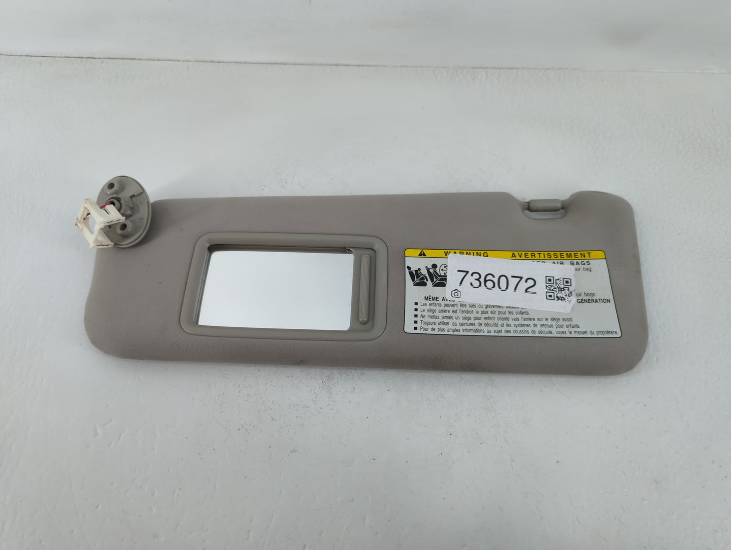 2010-2011 Lexus Es350 Sun Visor Shade Replacement Driver Left Mirror Fits Fits 2010 2011 OEM Used Auto Parts - Oemusedautopa