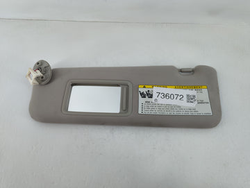 2010-2011 Lexus Es350 Sun Visor Shade Replacement Driver Left Mirror Fits Fits 2010 2011 OEM Used Auto Parts - Oemusedautopa