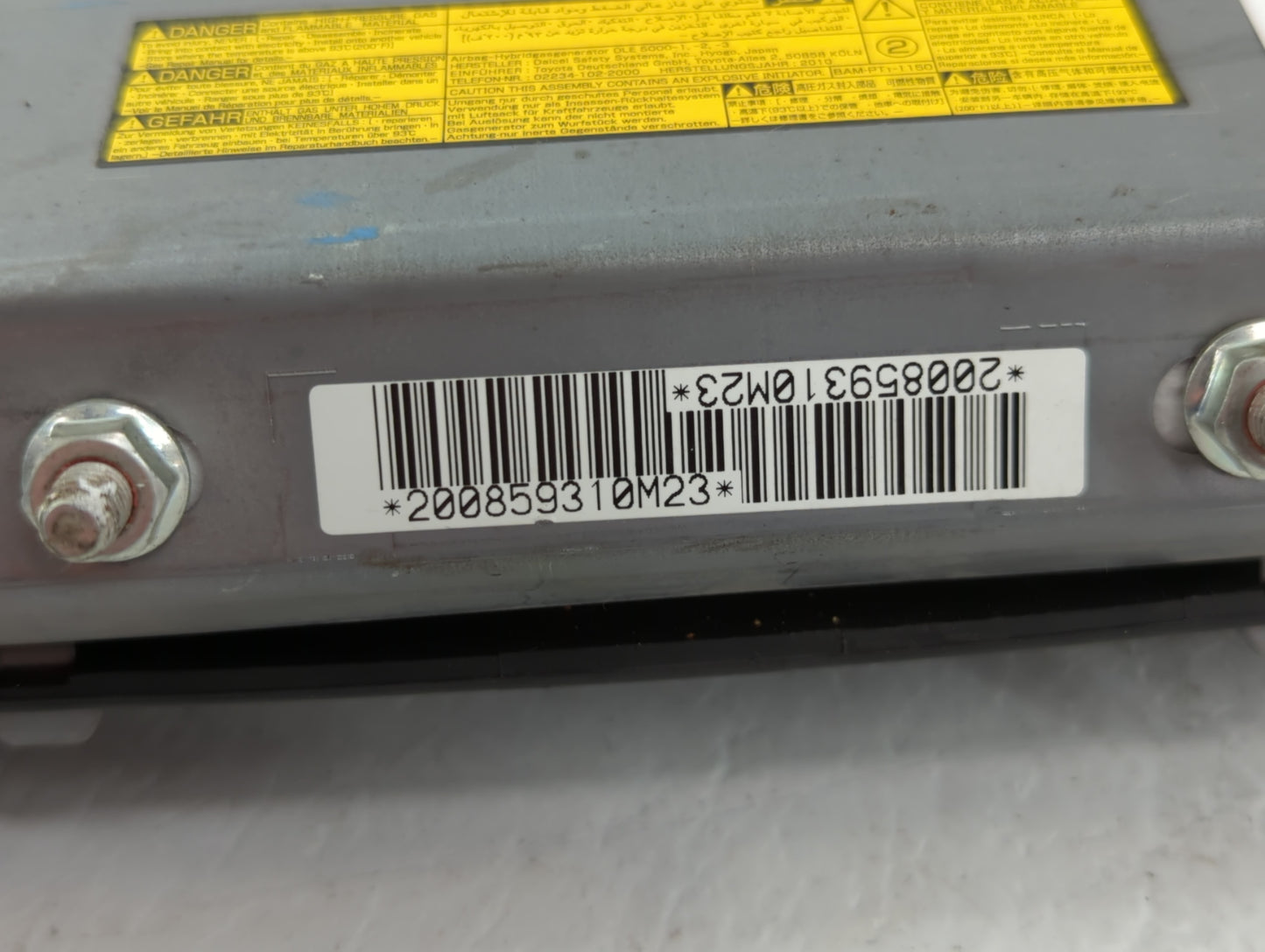 2007-2011 Lexus Gs350 Air Bag Passenger Right Dashboard Oem - Oemusedautoparts1.com