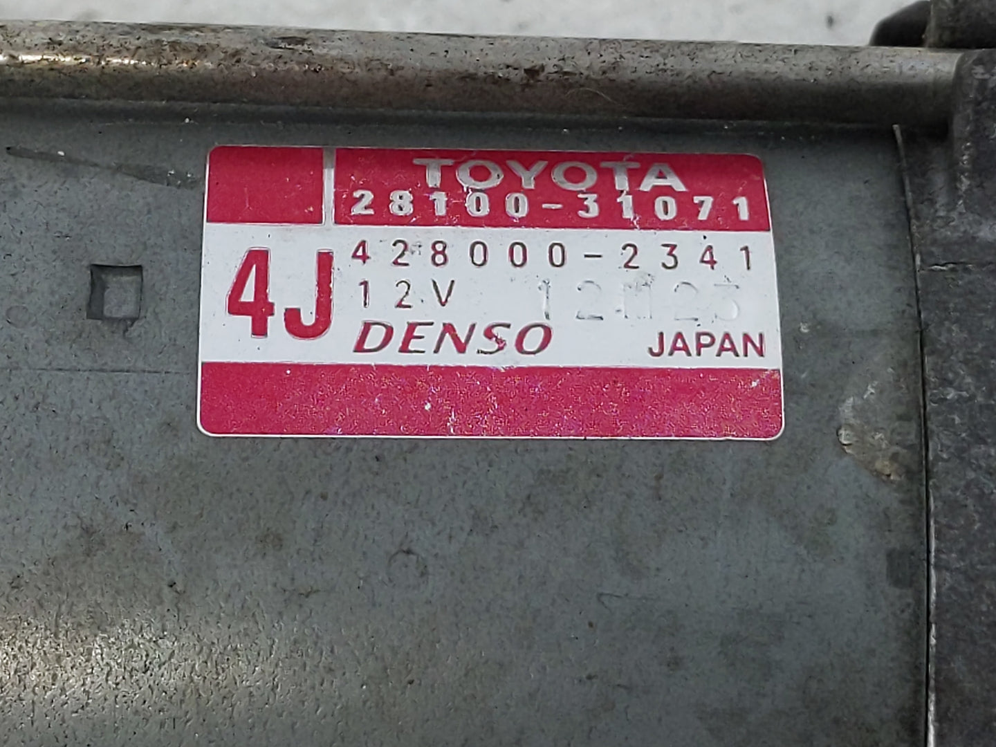 2006-2015 Lexus Is250 Car Starter Motor Solenoid OEM P/N:428000-2341 28100-31071 Fits OEM Used Auto Parts - Oemusedautoparts